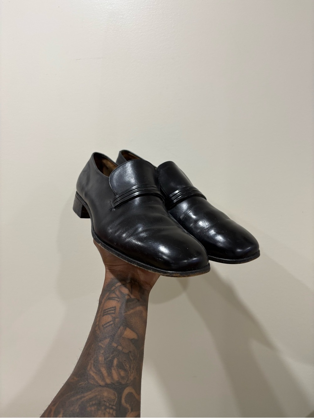 Vintage Leather Penny Loafers